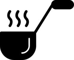 Ladle Glyph Icon vector