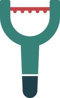 Peeler Glyph Two Color Icon vector