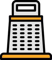 Grater Line Filled Icon vector