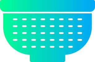 Colander Solid Multi Gradient Icon vector