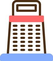 Grater Color Filled Icon vector