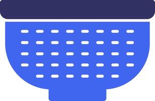 Colander Solid Two Color Icon vector