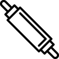 Rolling Pin Line Icon vector