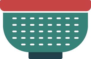Colander Glyph Two Color Icon vector