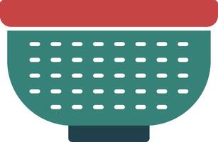 Colander Glyph Two Color Icon vector