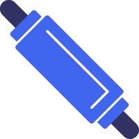 Rolling Pin Solid Two Color Icon vector