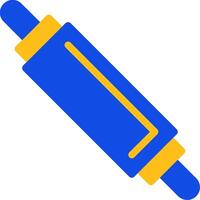 Rolling Pin Flat Two Color Icon vector