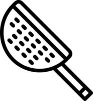 Strainer Line Icon vector