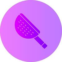 Strainer Gradient Circle Icon vector