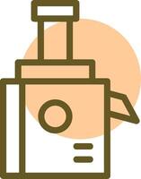 Juicer Linear Circle Icon vector