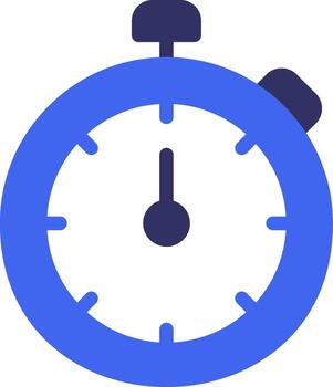 Timer Solid Two Color Icon vector
