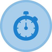 Timer Multicolor Circle Icon vector