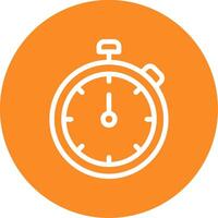 Timer Outline Circle Icon vector