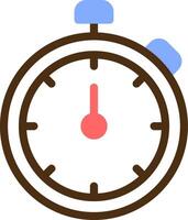 Timer Color Filled Icon vector