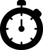 Timer Glyph Icon vector