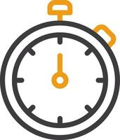 Timer Line Circle Icon vector