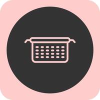 Sieve Linear Round Icon vector