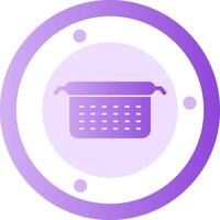 Sieve Glyph Gradient Icon vector