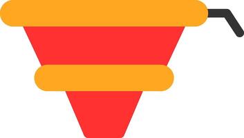 Funnel Flat Icon vector