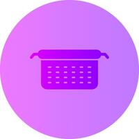 Sieve Gradient Circle Icon vector