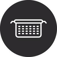 Sieve Inverted Icon vector