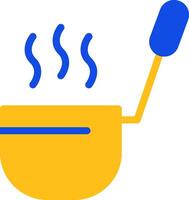 Ladle Flat Two Color Icon vector