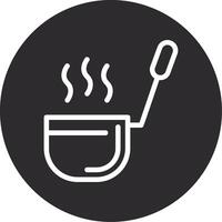 Ladle Inverted Icon vector