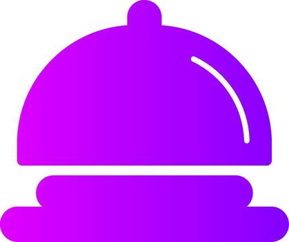 Tray Solid Multi Gradient Icon vector