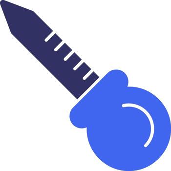 baster sólido dos color icono vector