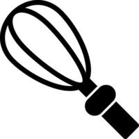 Whisk Glyph Icon vector