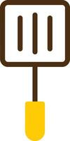 Turner Yellow Lieanr Circle Icon vector