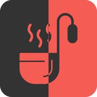 Ladle Red Inverse Icon vector