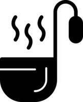 Ladle Glyph Icon vector