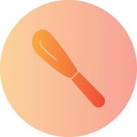 Tableware Spreader Gradient Circle Icon vector