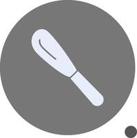 Tableware Spreader Glyph Shadow Icon vector