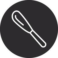 Tableware Spreader Inverted Icon vector