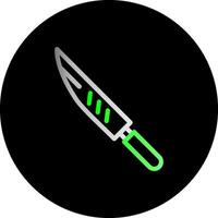 Cheese Knife Dual Gradient Circle Icon vector