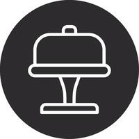 Cake Stand Inverted Icon vector