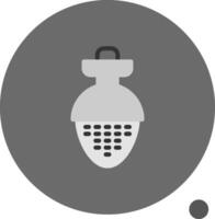 Tea Infuser Flat Shadow Icon vector