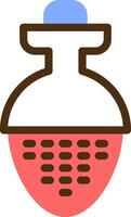 Tea Infuser Color Filled Icon vector