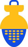 Tea Infuser Flat Two Color Icon vector