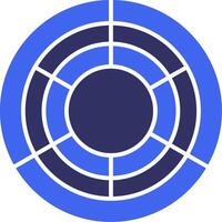 Trivet Solid Two Color Icon vector