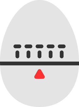 Egg Timer Flat Icon vector