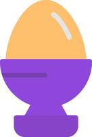 Egg Cup Flat Icon vector