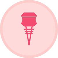 Wine Stopper Multicolor Circle Icon vector