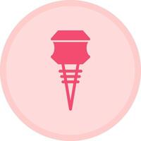 Wine Stopper Multicolor Circle Icon vector