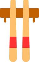 Chopstick Rest Flat Icon vector