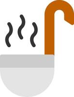 Soup Ladle Flat Icon vector