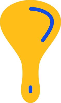 Rice Paddle Flat Two Color Icon