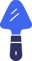 Cake Server Solid Two Color Icon vector
